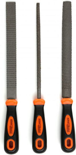 Kraft & Dele KD10892 Set Limes cu Mâner 3buc