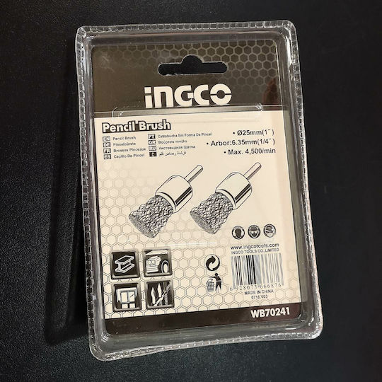 Ingco WB70241 Wire Brush for Drill 24mm
