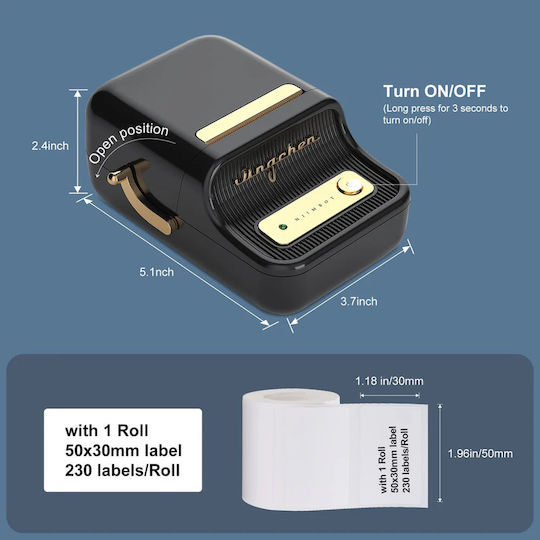 Niimbot Niimbot B21 Electronic 1 Row Portable Label Maker Black