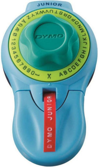 Dymo Embosser Junior Mechanical Handheld Label Maker in Blue Color