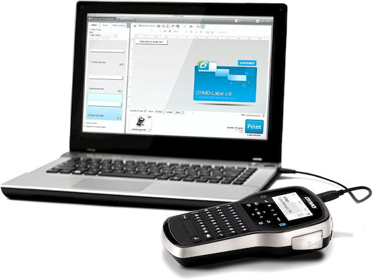Dymo LabelManager 280 Ηλεκτρονικός Ετικετογράφος Χειρός σε Μαύρο Χρώμα