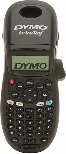 Dymo LetraTag LT-100 H Elektronisch Tragbarer Etikettendrucker in Schwarz Farbe
