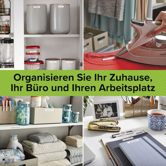 Dymo LetraTag LT-100 H Elektronisch Tragbarer Etikettendrucker in Schwarz Farbe