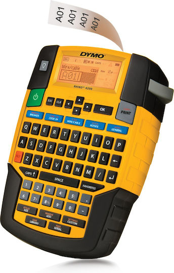 Dymo Rhino 4200 Електронен Портативен етикетен принтер в Черен цвят
