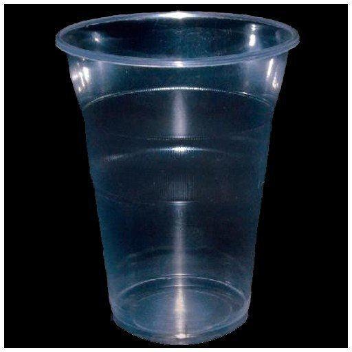 Lux Plast Lux Plast Disposable Cup Plastic Transparent 330ml 50pcs