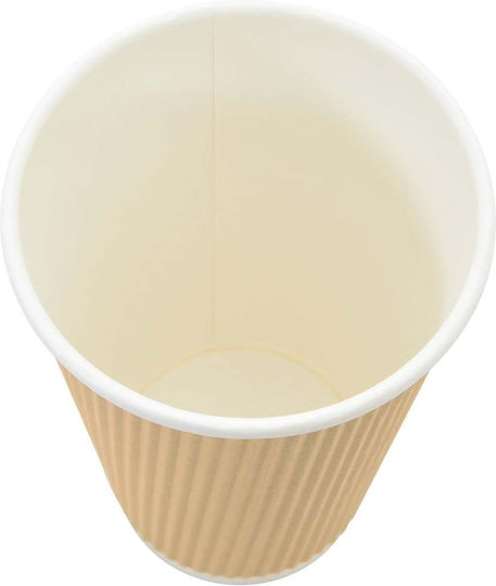 vidaXL Ποτήρι μιας Χρήσης Χάρτινo Καφέ 480ml 1000τμχ