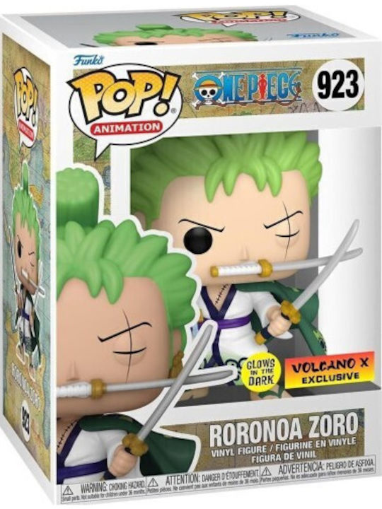 Funko Pop! Animation: One Piece - Roronoa. Zoro 923 Glows in the Dark Special Edition