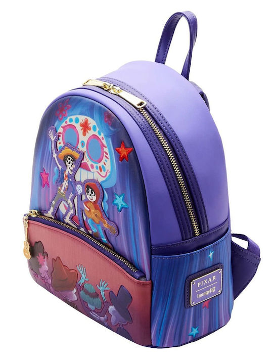 Loungefly Disney Pixar Momente Coco Miguel Hector Performance Mini-Rucksack Loungefly Disney Pixar Momente Coco Miguel Hector Performance Mini-Rucksack