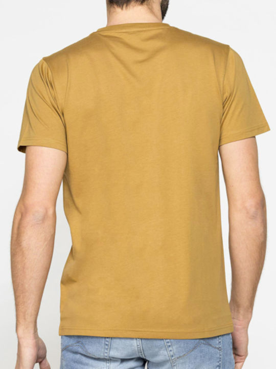Kurzarmbluse mustard