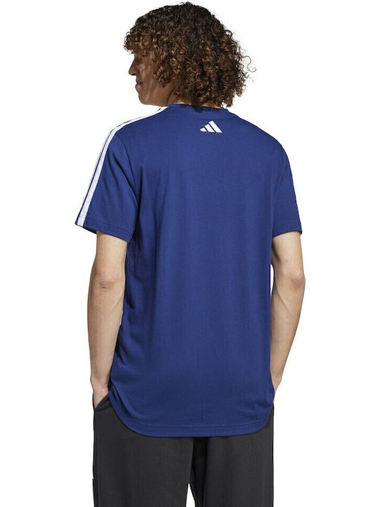 Linear Graphic T-shirt Μπλε