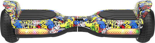 Rebel Rebel Cruiser Joy Παιδικό Hoverboard με 10km/h Max Ταχύτητα και 8km Αυτονομία Πολύχρωμο