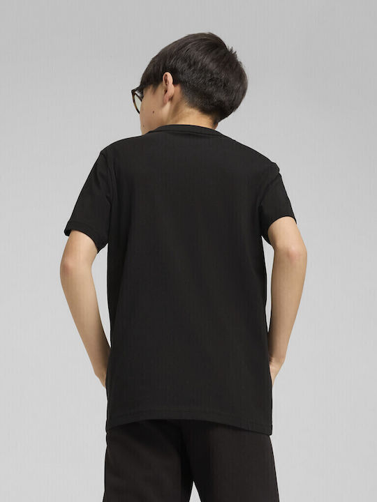 Παιδικό T-shirt Μαύρο Essentials