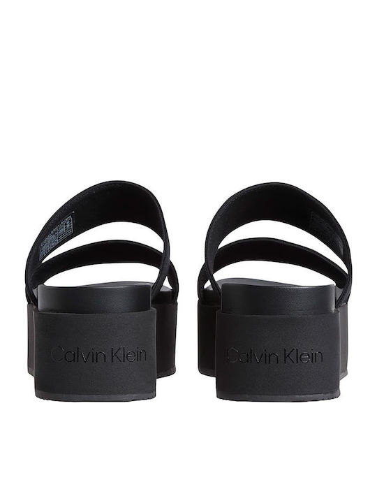 Γυναικεία Σανδάλια Flatforms Μαύρα