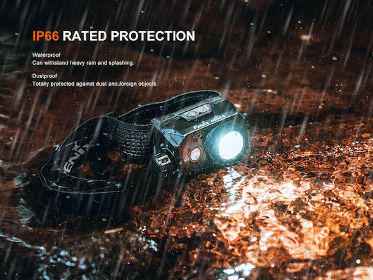 Fenix Επαναφορτιζόμενος Φακός Κεφαλής LED IP66 με Μέγιστη Φωτεινότητα 1000lm