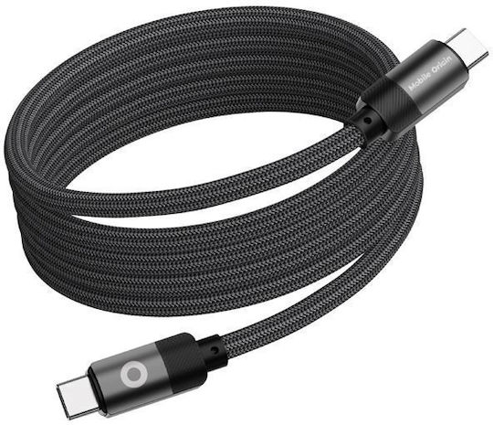 Mobile Origin Magnetic USB 2.0 Cable USB-C Male - USB-C 60W PD Black 1m