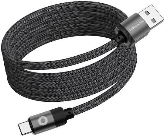 Mobile Origin Magnetisch USB 2.0 Kabel USB-C männlich - USB-A 27W Schwarz 1m