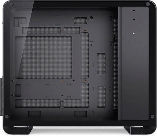 Jonsbo U4 Mini Геймърско бюро Мини кула Компютърна кутия със страничен прозорец Черен