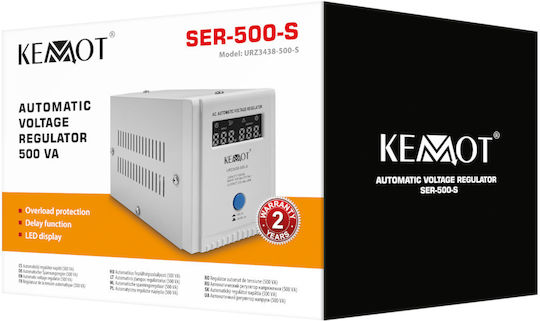 Kemot Ser-500-s Automatic Voltage Stabilizer 8% Precision