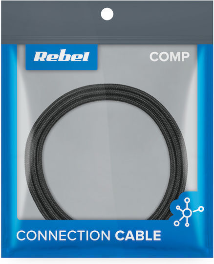 Rebel 0.5m Regular USB 2.0 to micro USB Cable (RB-6000-050-B)