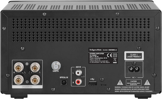Kruger&matz Km1995-a Class A Hifi Amplifier Cd Usb Bluetooth Digital Dab+ Radio Fm