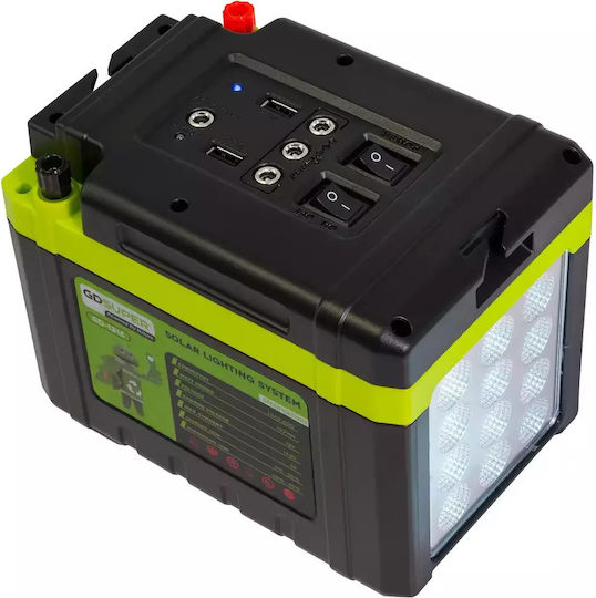 Gdsuper Emergency Portable Light Solar Energy Storage Battery 12v 15ah Gd-1215