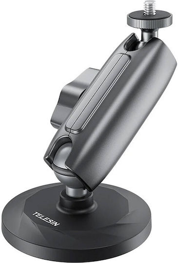 Magnetic Suction Cup Mount Telesin Cmm-001 Adjustable Arm Compatible Gopro Hero 12,11,10,9,8,7,6 Dji Osmo Action 3/2 Insta 360 X3 Insta 360 X4