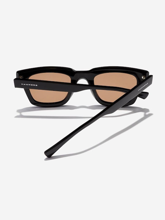 Hawkers Uptown Sunglasses with Black Plastic Frame and Black Lens