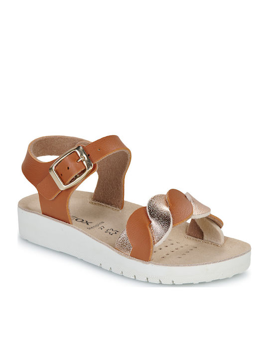 Geox J Sandal Costarei Καφέ