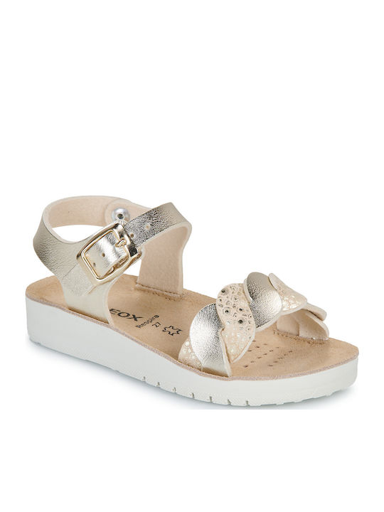 Geox J Sandal Costarei Χρυσά Geox J Sandal Costarei Χρυσά