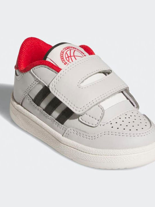 Rapid Court Kids Sneakers with Scratch Gray