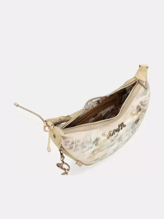 Damen Hobo Tasche Beige