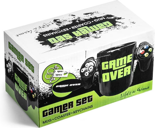 Σετ Δώρου Game Over 4 Τεμ Κεραμικό 19x10 5x10 5|350ml