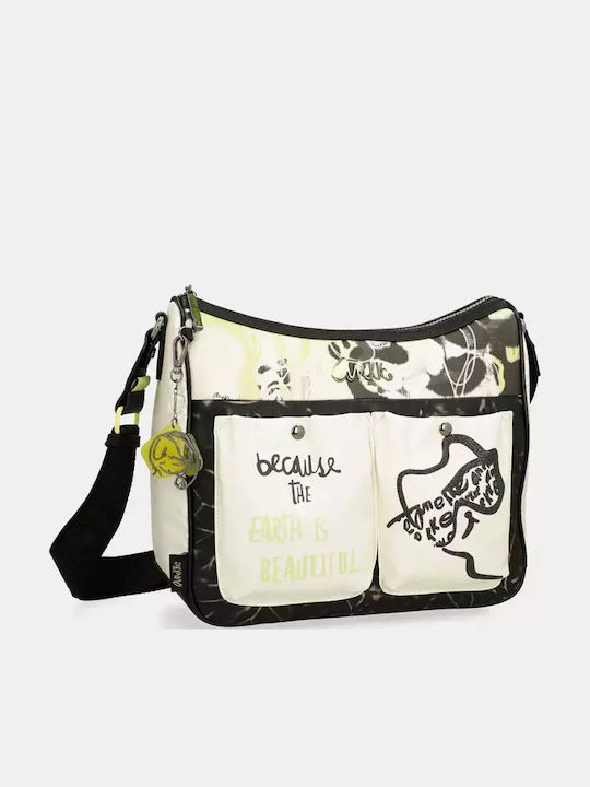 Women's Messenger Bag Black / White