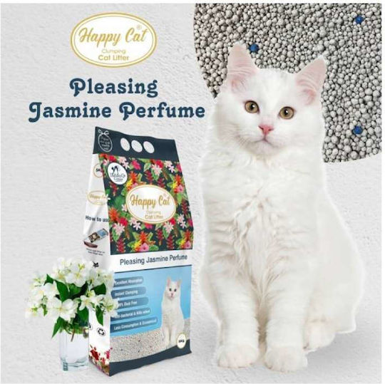 Happy Cat Бентонитен котешки пясък с аромат Флорален 10лт