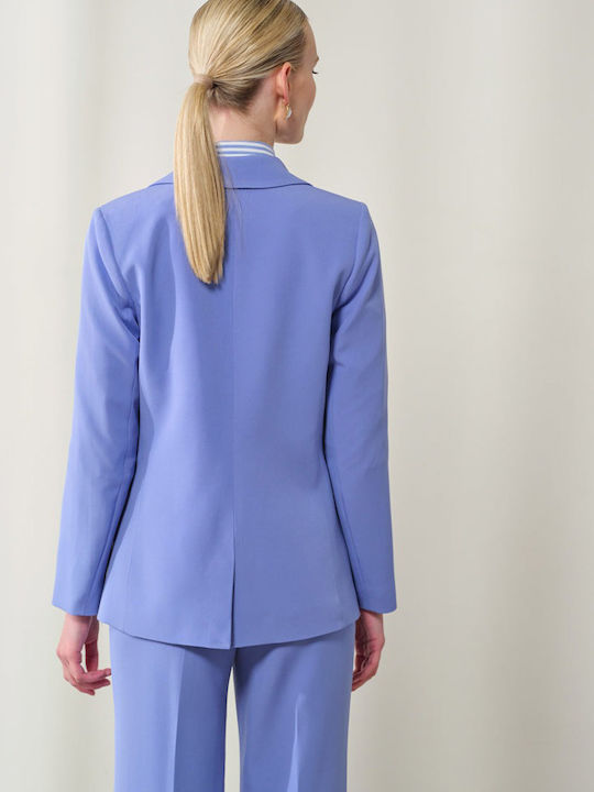 Enzzo Damen Blazer Navy Blue