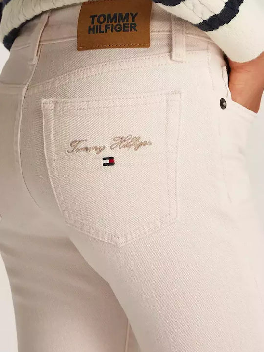 Tommy Hilfiger Παιδικό Τζιν Παντελόνι Ecru