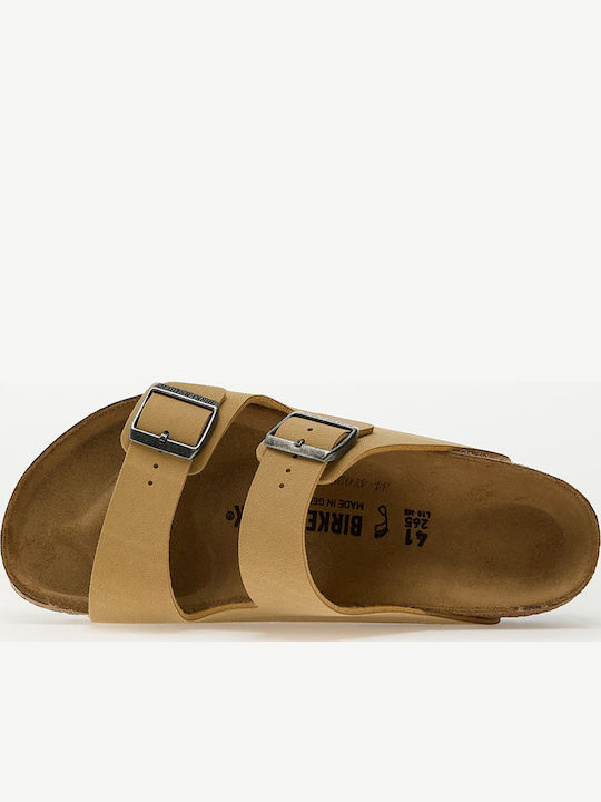 Arizona Birko-flor Birkibuc Birkibuc Дамски Сандали Екрю Нормална Кройка