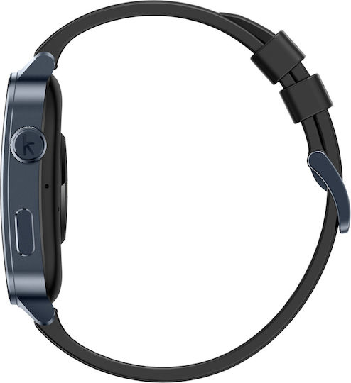 Kieslect Ks 3 47mm Smartwatch με Παλμογράφο (Μαύρο)