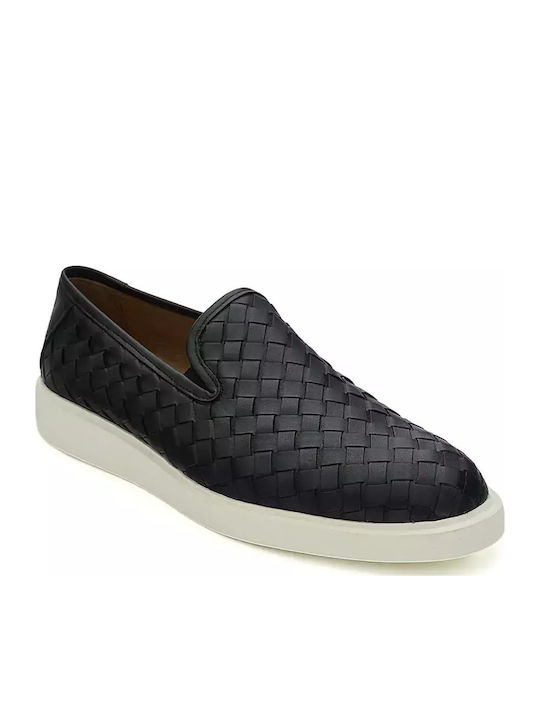 Philippe Lang Men's Moccasins Black