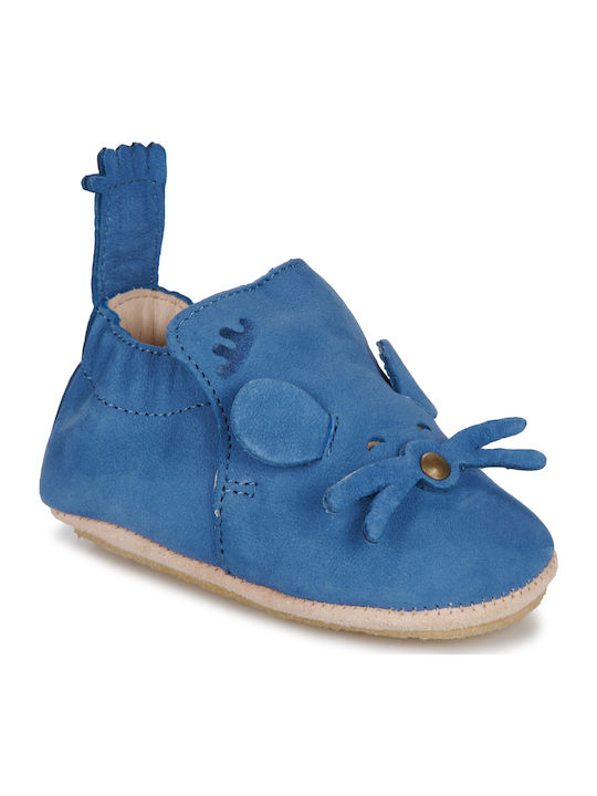 Easy Peasy Βρεφικά Παντοφλάκια Αγκαλιάς Μπλε My Blublu Mouse