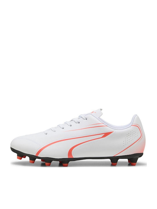 PUMA Vitoria Football Shoes with Cleats White