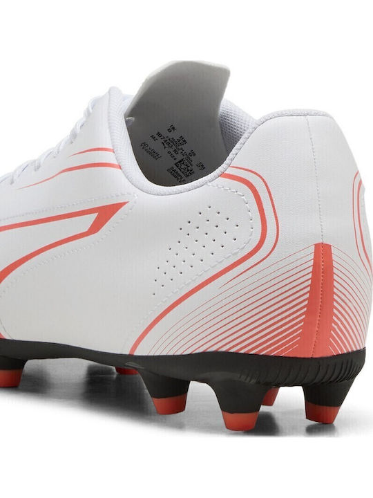 PUMA Vitoria Football Shoes with Cleats White