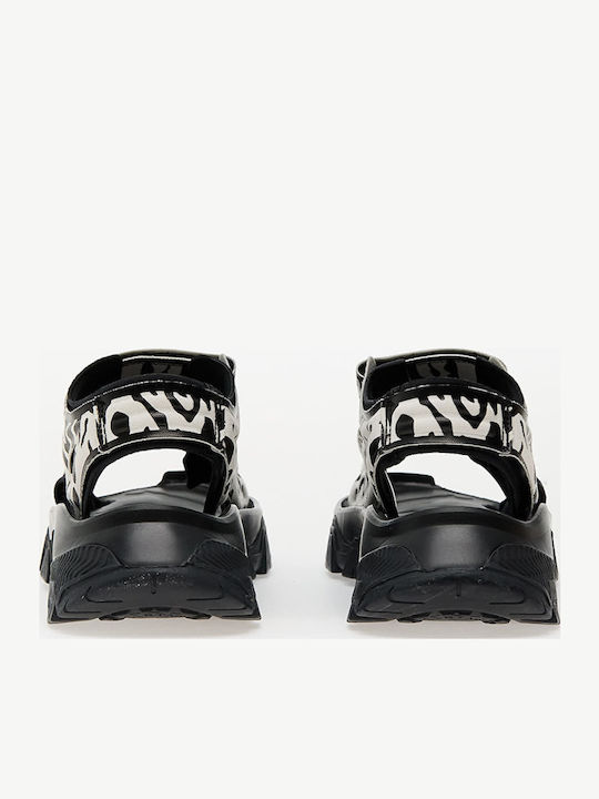 Stella McCartney Hika Flache Sandalen für Damen Sportlich in Weiß Farbe