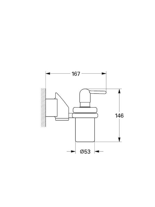 Grohe Dispenser Γυάλινο Ασημί
