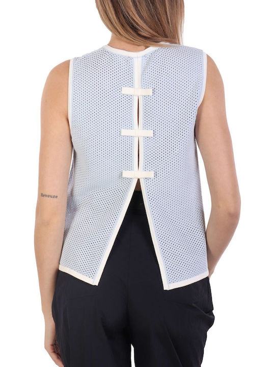 Damen Sommer Bluse Ärmellos Ciell