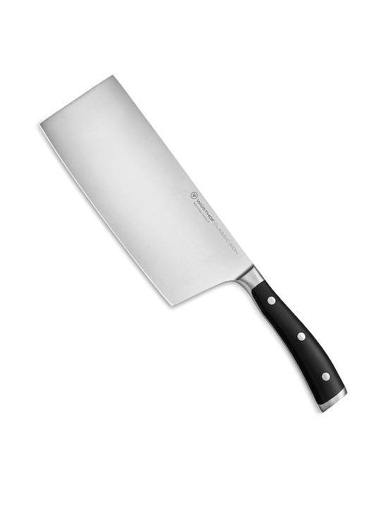 Wusthof Classic Ikon Cleaver from Stainless Steel 18cm