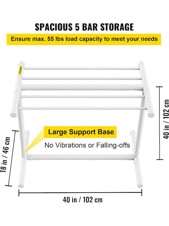 Vevor Floor Clothes Drying Rack made of Stainless Steel 40.01x40.01cm
