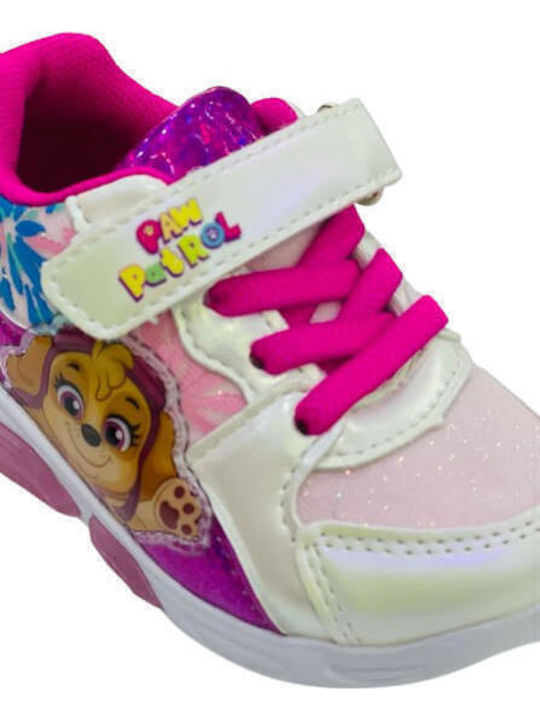 Kinder Sneakers mit Klettverschluss & Lichtern Rosa