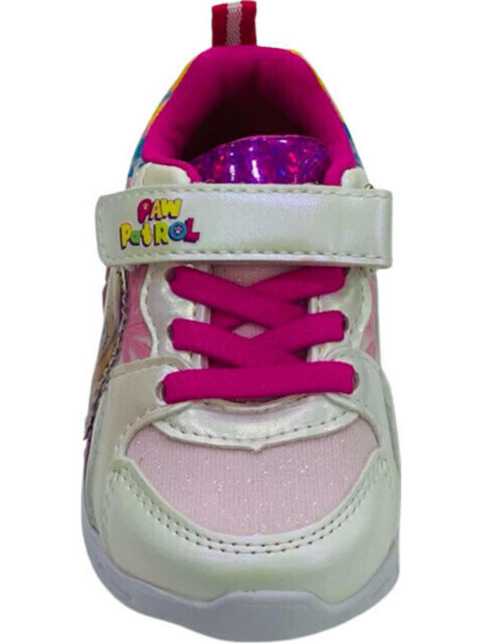 Kinder Sneakers mit Klettverschluss & Lichtern Rosa