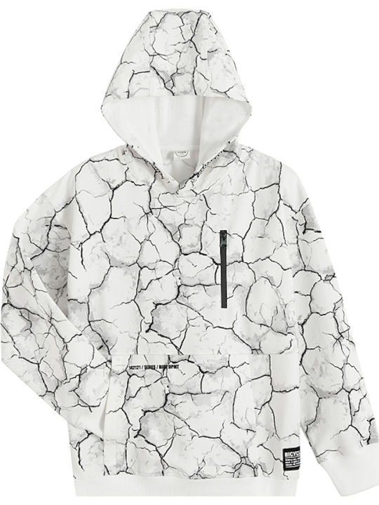 Детски Суичър с Качулка White